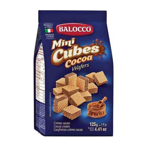 Вафли с кремом какао, миникубики, BALOCCO, 0,125 кг арт. 982614455