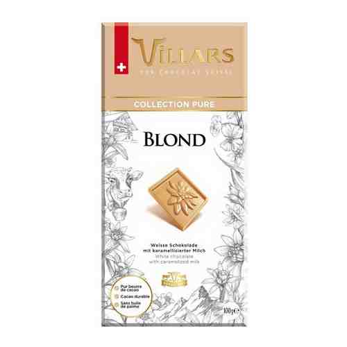Villars белый шоколад с карамелизованным молоком 100г (Швейцария) арт. 101762679618