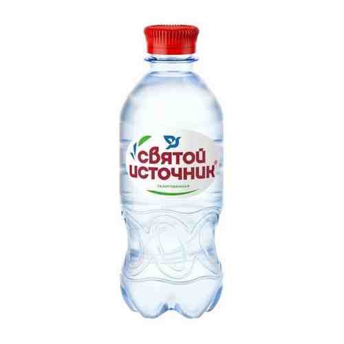Вода газированная питьевая святой источник, 0.33 л, пластиковая бутылка арт. 100429137620
