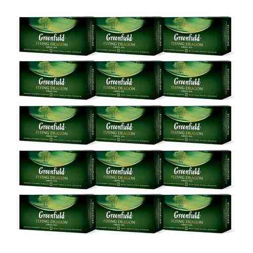 Зеленый чай Greenfield Flying Dragon, 25 пакетиков х 15 шт арт. 740230315