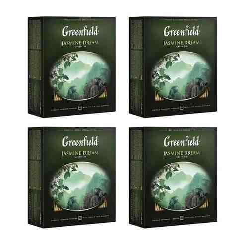 Зеленый чай Greenfield Jasmine Dream, 100 пакетиков х 4 шт арт. 740226271