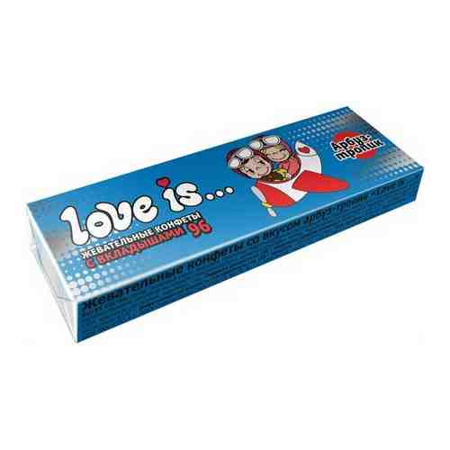 Жевательная конфета LOVE IS со вкусом Арбуз-тропик, 25 г, 70291 арт. 101468259248