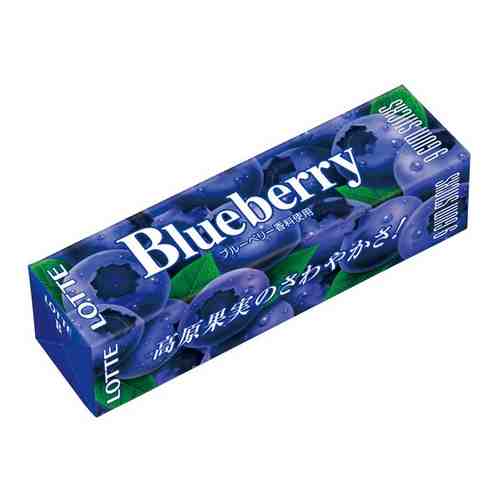 Жевательная резинка LOTTE Blueberry gum со вкусом голубики 31 грамм арт. 483356011