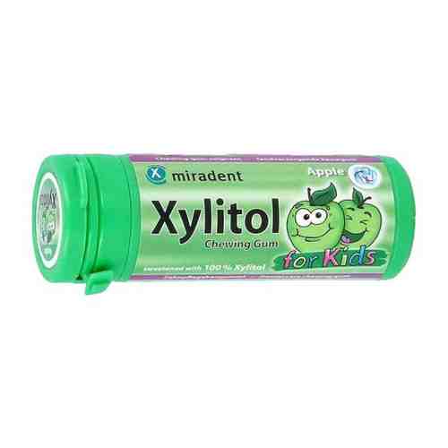 Жевательная резинка Miradent Xylitol for Kids, яблоко, 30 г арт. 181070760