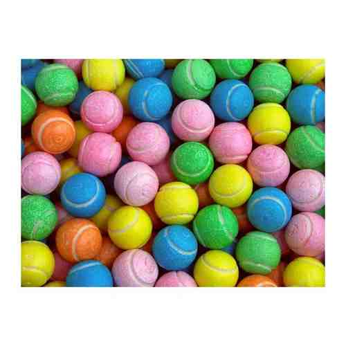 Жевательная резинка Теннисный мяч цветной 24 мм, упаковка 180 штук арт. 101668051724