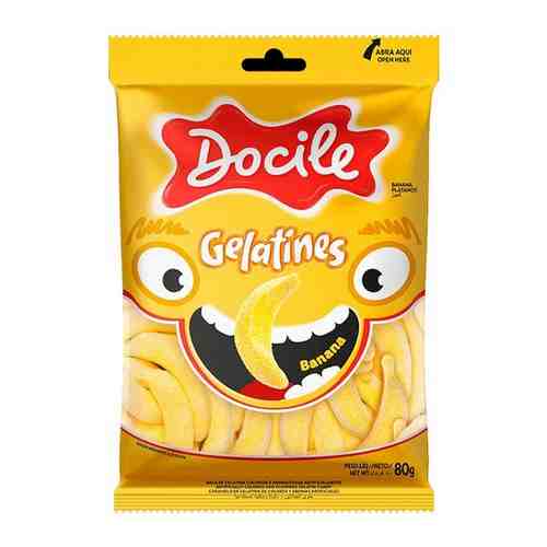 Жевательный мармелад Docile GELATINES BANANA (банан со вкусом банана) 80 грамм арт. 599992317