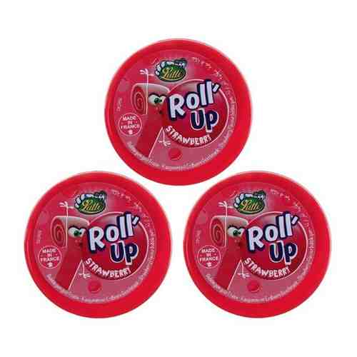 Жвачка Tubble Gum Roll Up клубника 29 гр. (3 шт.) арт. 101144611011