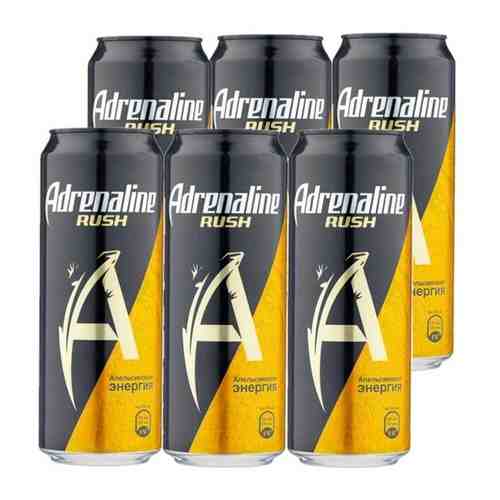 Adrenaline Rush Juicy Энергетический напиток апельсин, 6 шт х 0.449 л арт. 101401088675