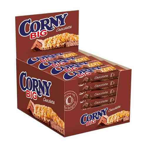 Батончик злаковый Corny Big, с молочным шоколадом, 24 шт х 50 г арт. 329168089