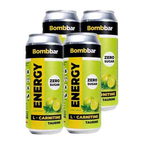 BOMBBAR Энергетический напиток Лайм-мята 4 шт. х 500 мл арт. 101413219294