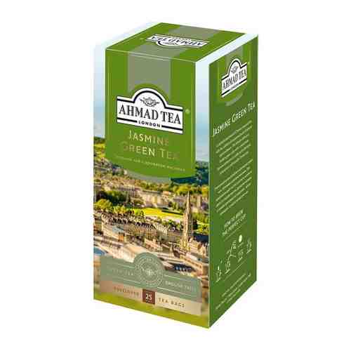 Чай Ahmad Green Jasmine Tea зеленый с жасмином 100 пакетиков в упаковке 98221К арт. 159400026