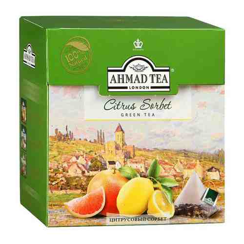 Чай Ahmad Tea Citrus Sorbet зеленый цитрусовый 20 пакетиков, 494717 арт. 159403631