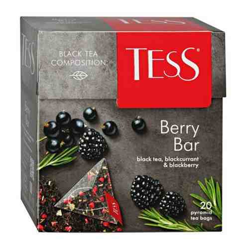 Чай черный Tess Berry Bar в пирамидках, 20 шт. арт. 100919080035