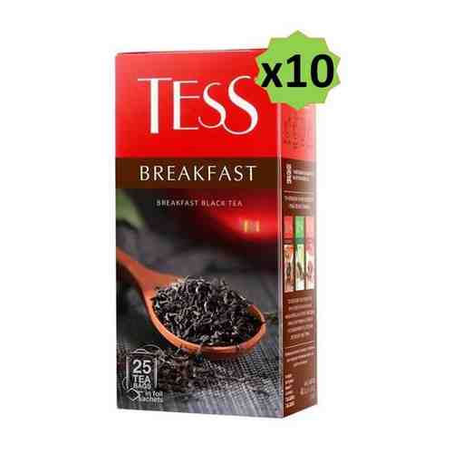 Чай черный Tess Breakfast Тесс Брекфаст, 10 упаковок по 25 пакетиков арт. 101637725311