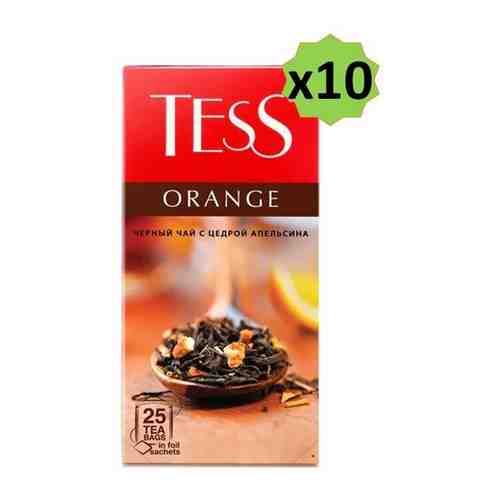 Чай черный Tess Orange Тесс Оранж, 10 упаковок по 25 пакетиков арт. 101637725314