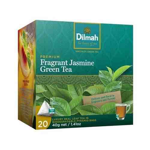Чай Dilmah зеленый Жасмин, 20 пак. 2,0 г., картон. арт. 101645849170