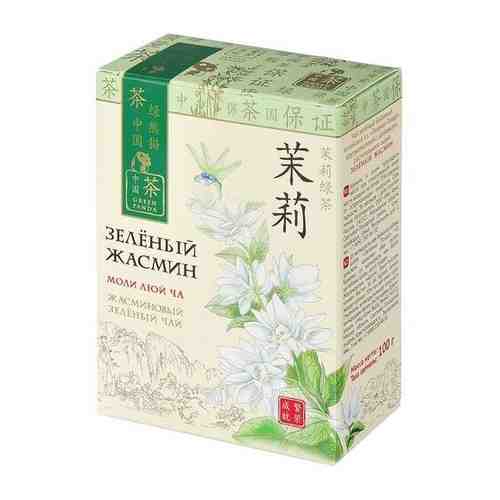 Чай GREEN PANDA зеленый с жасмином, крупнолистовой 100г. арт. 100649644223