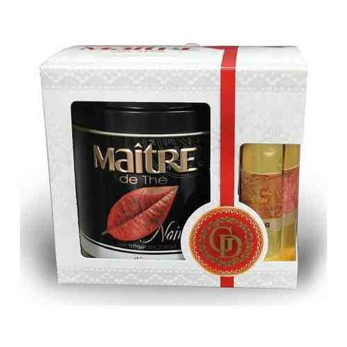 Чай Maitre Набор черный Кения лист., конфеты шоколадные Golden Dessert арт. 101460508440