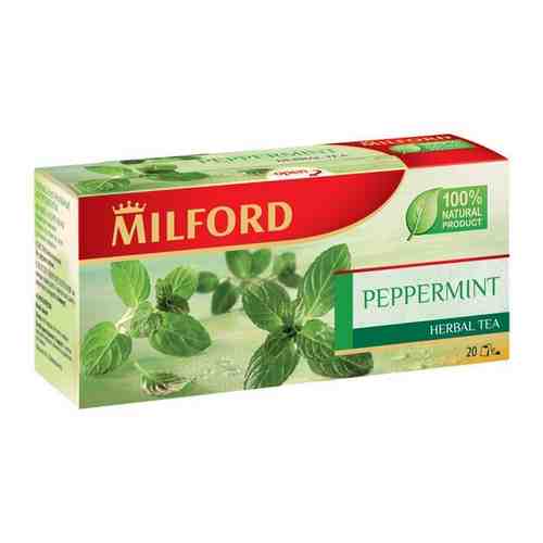 Чай MILFORD мята перечная, пакетированный, 20х2г арт. 146649887