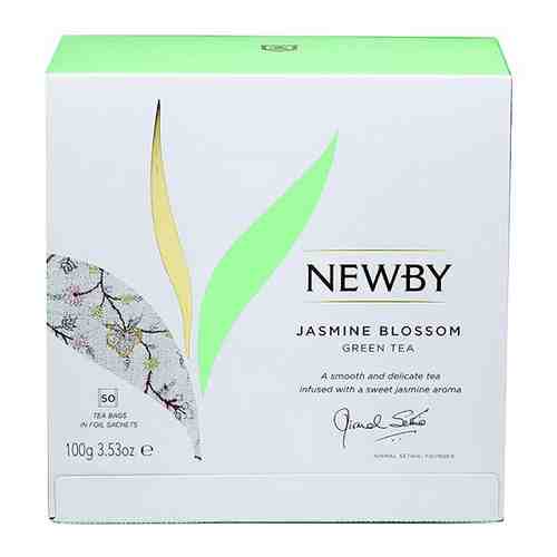 Чай Newby Jasmine Blossom зеленый с жасмином 25 пакетиков, 443311 арт. 163583305