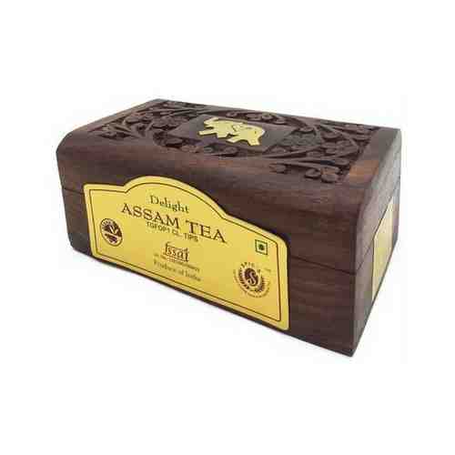 Чай Нилгири черный в деревянной коробке (nilgiri tea) Bharat Bazaar | Бхарат Базар 50г арт. 1443488519
