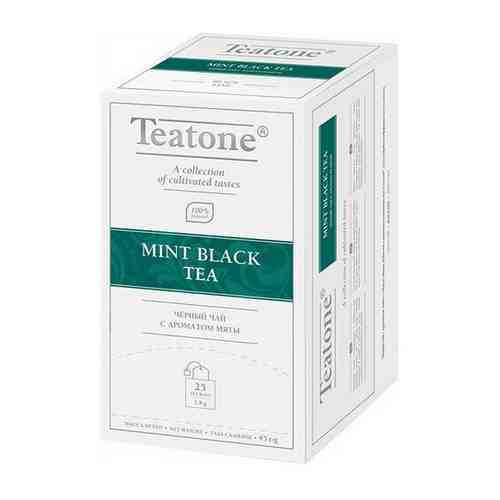 Чай Teatone Mint Black Tea (Чай черный с ароматом мяты) в пакетиках, 25шт. арт. 100614909764