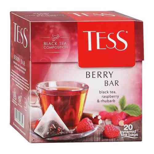 Чай TESS BERRY BAR черный аромат. пакет., 20 шт/уп, пирамидки арт. 100405225964
