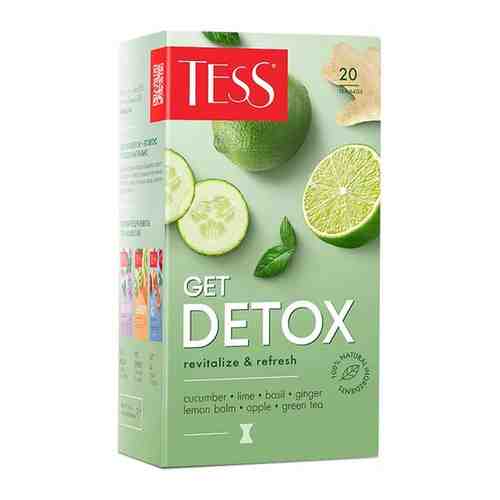 Чай Tess Get Detox revitalize&refresh зеленый 20 пакетиков, 1435149 арт. 963727917