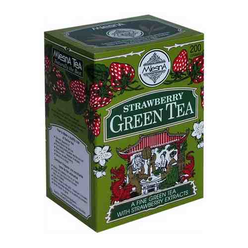 Чай зеленый Mlesna с ароматом клубники листовой 200 гр. арт. 100654833752