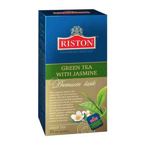 Чай зеленый Riston with jasmine в пакетиках, 100 шт. арт. 100423041066