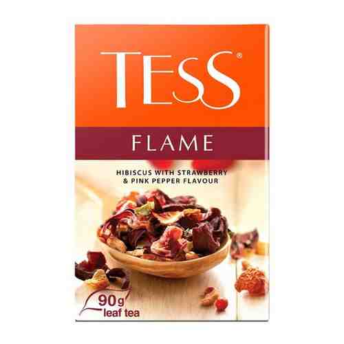 Чайный напиток Tess Flame со вкусом и ароматом земляники с розовым перцем, 90г арт. 100405238052