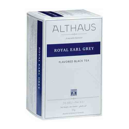 Черный чай Althaus Royal Earl Grey в пакетиках, 20 шт арт. 100422054856