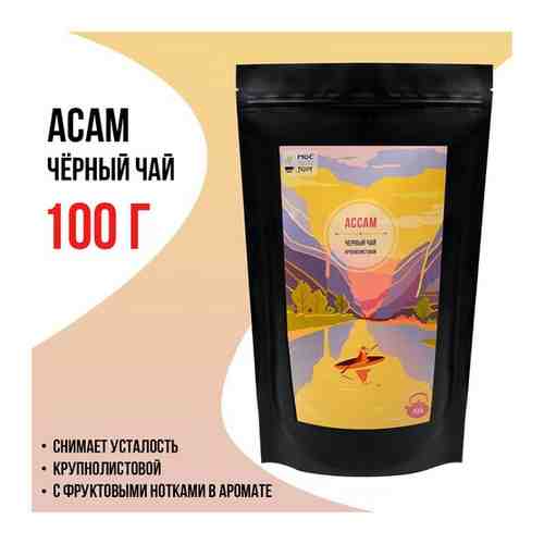 Черный чай Ассам крупный лист в пакете 100гр арт. 101326372829