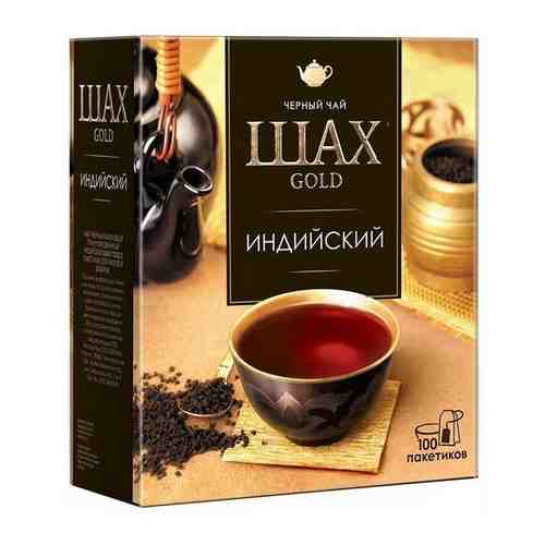 Черный чай в пакетиках Шах Голд Индийский, 100 шт арт. 101555599768