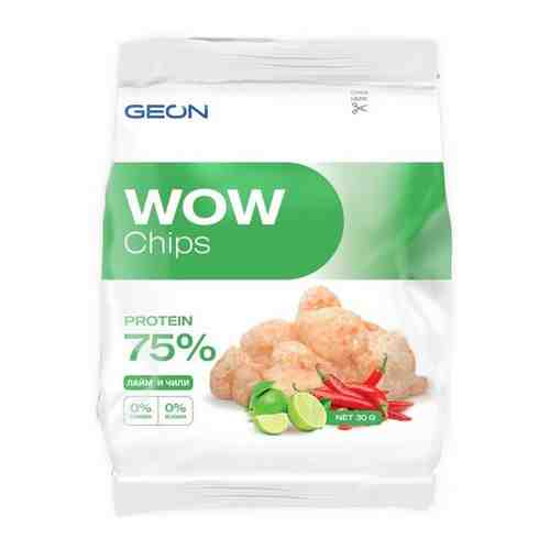 Чипсы Geon WOW Chips (30 грамм), вкус: лайм и чили арт. 101593652724
