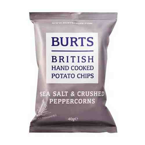 Чипсы картофельные Burts Sea Salt & Crushed Peppercorn (морская соль и перец) 40 гр. арт. 101236816142