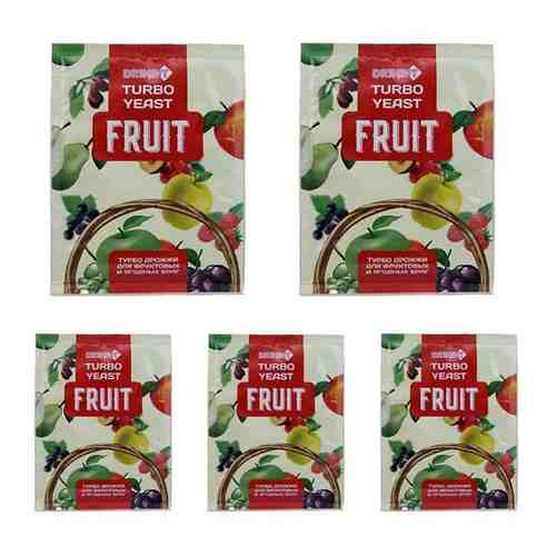 Дрожжи для фруктовых и ягодных браг DRINKIT TURBO FRUIT 40гр. набор 5шт арт. 101301894528
