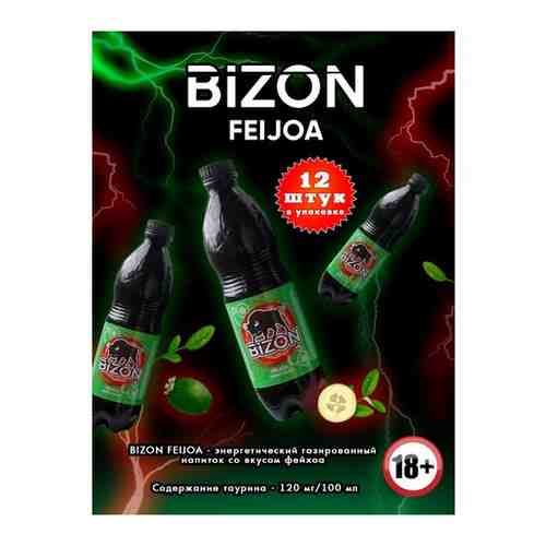 Энергетический напиток BIZON FEIJOA 0,5 л ПЭТ х 12 шт арт. 101531602221