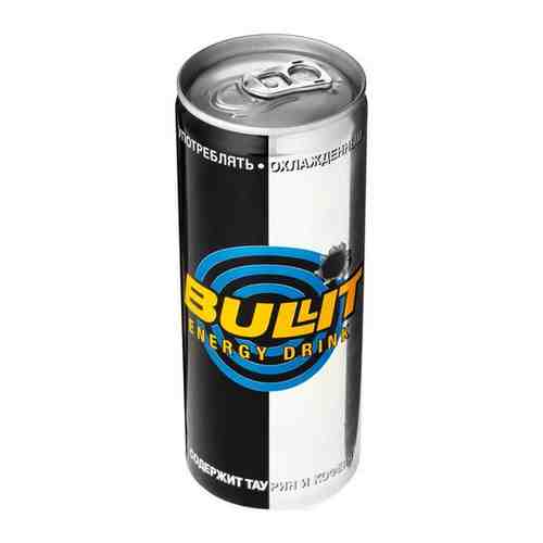Энергетический Напиток Bullit (Буллит) 0,25л 24 шт арт. 100419609855