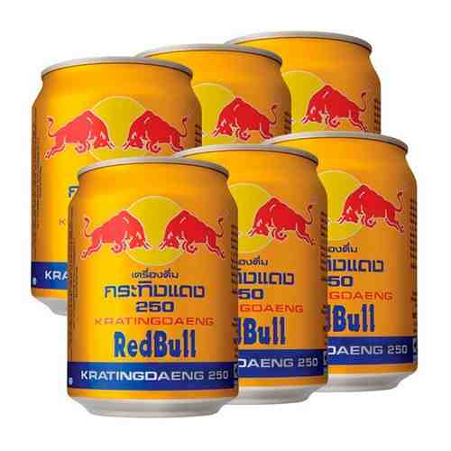 Энергетический напиток Red Bull Krating Daeng (Таиланд), 250 мл (6 шт) арт. 101701614539