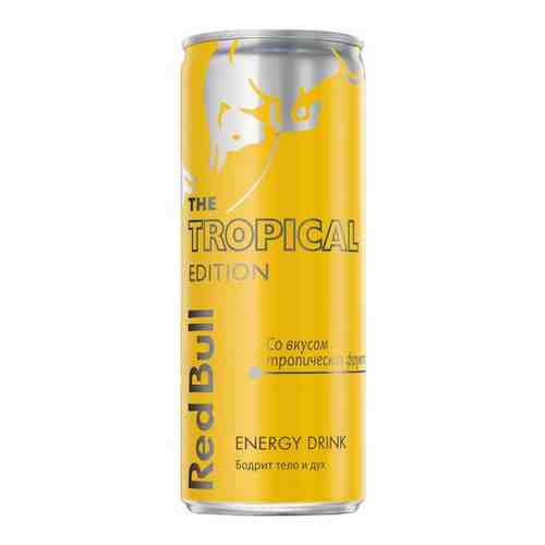 Энергетический напиток Red Bull тропические фрукты 0,355л 24 шт арт. 101128734436