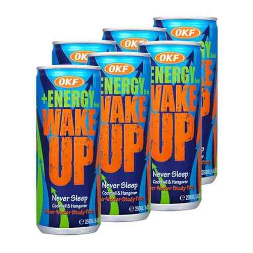 Энергетический напиток Wake Up OKF, 250 мл х 6 шт арт. 101645887777