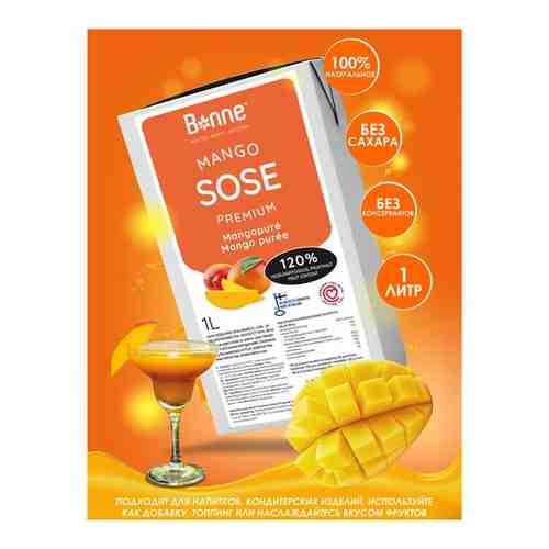 Фруктовое пюре из манго Bonne Premium арт. 101650944341