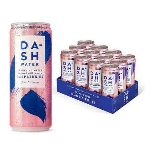 Газированный напиток Dash Water (Дэш Уотер) Raspberry (Малина), 0,33л х12 шт, ж/б арт. 101766014208
