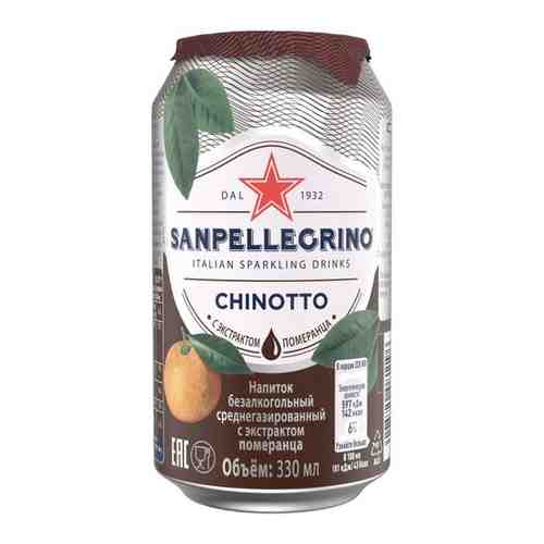 Газированный напиток Sanpellegrino Chinotto Померанец, 0.33 л, 24 шт. арт. 100929002728
