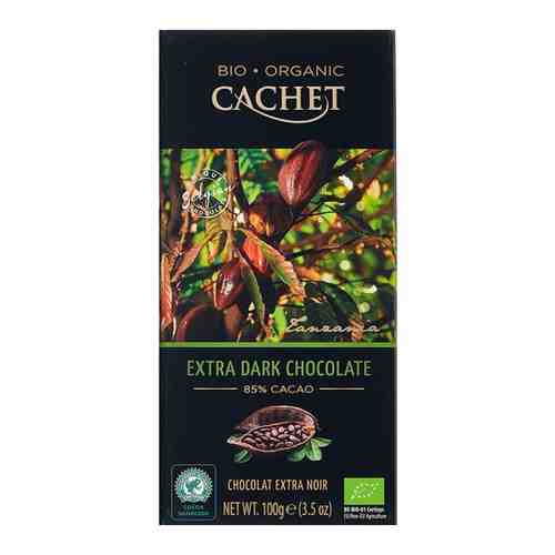 Горький шоколад 85% CACHET Bio Organic , нетто 100 г арт. 100780082785