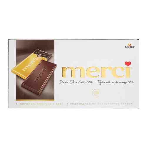 Горький шоколад merci 72% 100 гр. арт. 100410024165