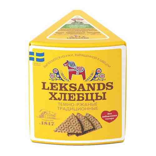 Хлебцы темно-ржаные Традиционные Leksands 200г арт. 651500105