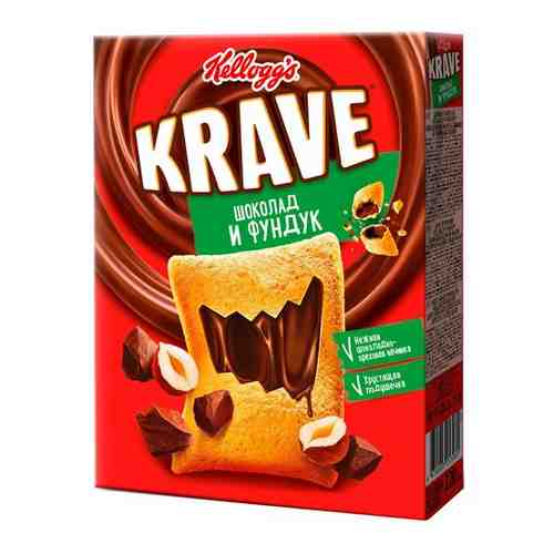Хрустящие подушечки KRAVE с нежной шоколадно-ореховой начинкой 220гр арт. 101099821963