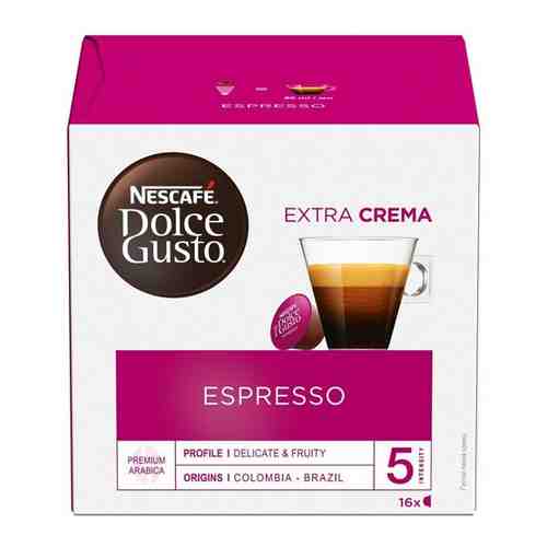 Капсулы NESCAFE DOLCE GUSTO Espresso, 16 шт арт. 101349191530